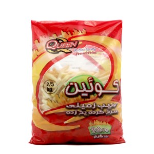 کوئین سیب زمینی سرخ کرده منجمد 2.5ک