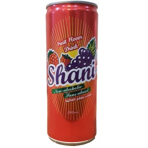 شانی نوشیدنی گازدار قوطی 250ml
