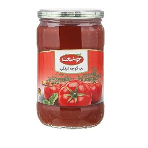 رب گوجه شیشه 700گ خوشبخت رب گوجه شیشه 700گ خوشبخت