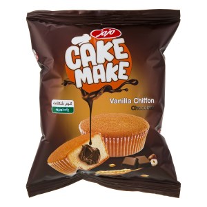 مزمز کیک شیفون ساده با کرم شکلاتی 52گ