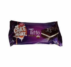 مزمز کیک تیتو کاکائویی با مغز کرم خامه 40 گ