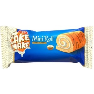 مزمز رول کیک وانیلی با کرم خامه 70گ