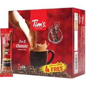 تیمز کافی میکس 3*1 جعبه ای 24عددی