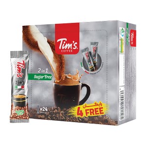 تیمز کافی میکس 2*1 جعبه ای 24عددی