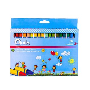 کویلو مدادشمعی 36رنگ مقوایی