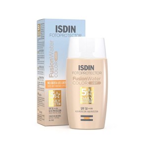 ضد آفتاب رنگی فیوژن واتر رنگ لایتspf 50 ایزدین