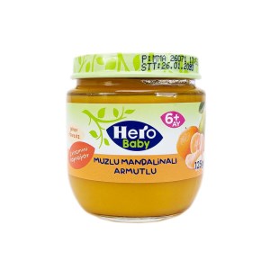 هرو بیبی پوره میوه(موز. نارنگی. گلابی )125گ