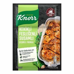 چاشنی مرغ با طعم ریحان و آویشن و کنجد 29 گرم کنور چاشنی مرغ با طعم ریحان و آویشن و کنجد 29 گرم کنور