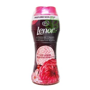 Lenor لنور خوشبو کننده لباس قرمز 195گ (گل یاس یاقوتی)