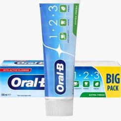 Oral-B اورال بی خمیر دندان اکسترا فرش سه کاره 75م