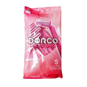 دورکو تیغ دولبه 5عددی زنانه صورتی