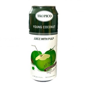 TROPICO تروبیکو آب نارگیل همراه با پالپ 500 میل