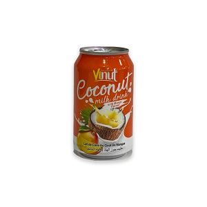 Vinut وی نات شیر نارگیل طعم دار قوطی 330 میل