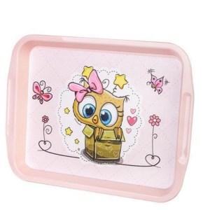 زیبا سینی مات طرحدار سایز 1